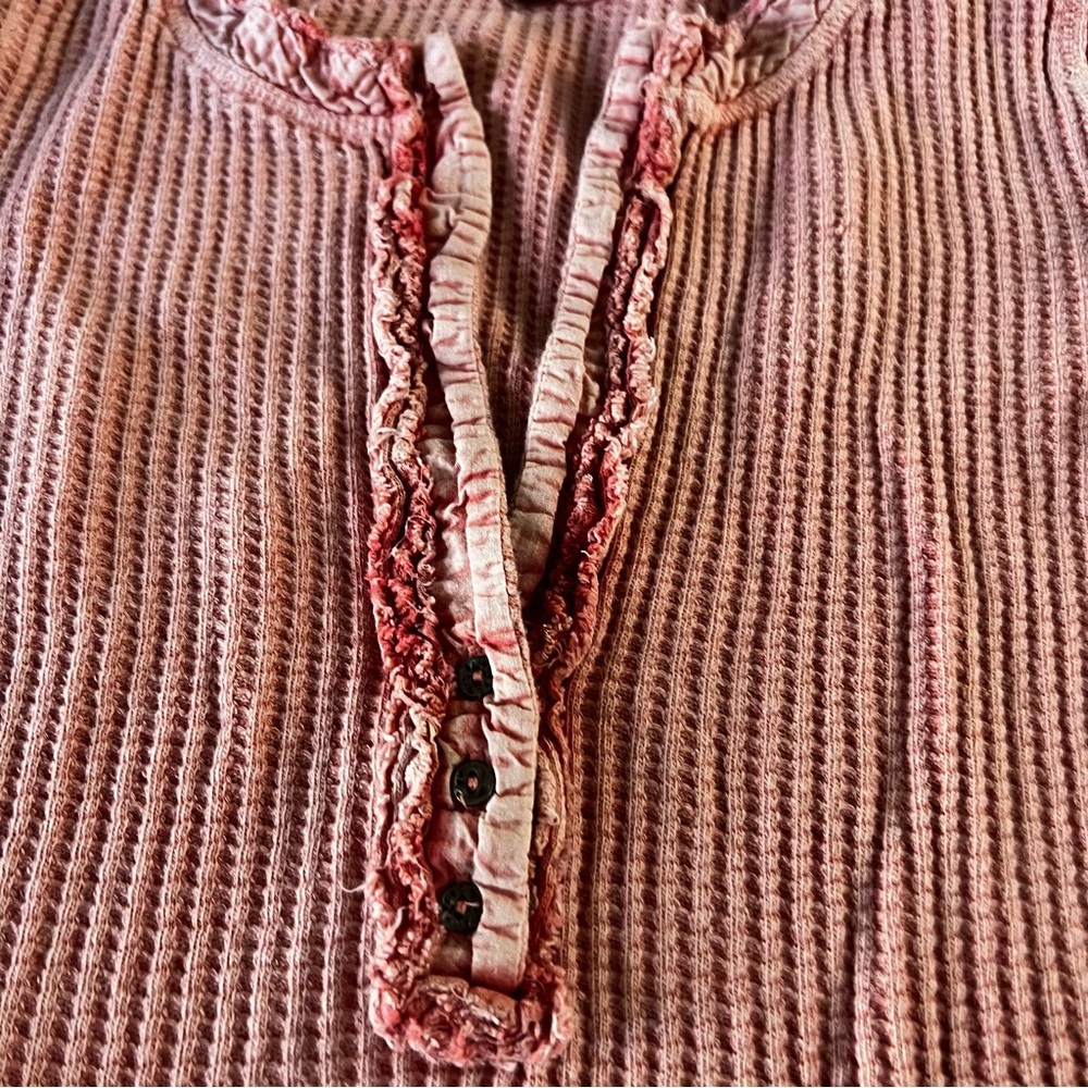 Free people Pink Long Sleeve Top - Picture 4 of 5